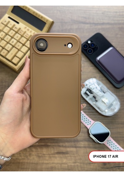 Apple iPhone 17 Air Uyumlu Kamera Korumalı Darbeye Dayanıklı Renk Atmayan Keep Silikon Kılıf Kahverengi Apple iPhone 17 Air Uyumlu Kamera Korumalı Darbeye Dayanıklı Renk Atmayan Keep Silikon Kılıf Kahverengi