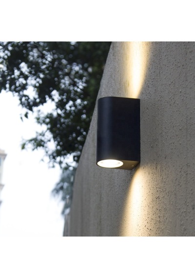Çift Yönlü 14 Watt Led Ampullü Aplik Siyah