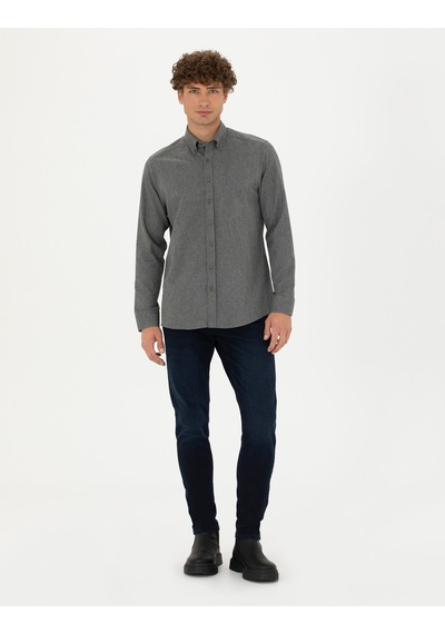 Pierre Cardin Erkek Gri Gömlek Desenli 50275625-vr024 Gri Pierre Cardin Erkek Gri Gömlek Desenli 50275625-vr024 Gri