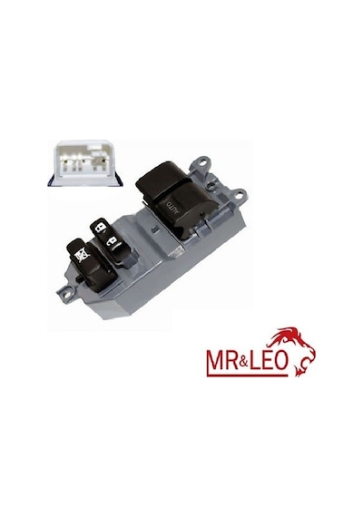 Toyota Corolla Uyumlu 2007-2013 Ön Sol Ciftli Cam Düğmesi Anahtarı