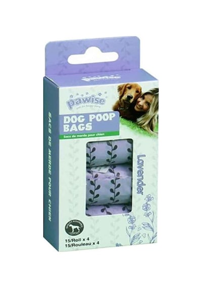 Pawise Lavanta Kokulu Köpek Dışkı Poşeti 4 Rulo 15li 167-73003.01