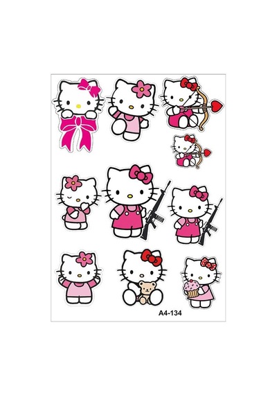 A4 Sticker 134 Tek Paket Çoklu Sticker Standart