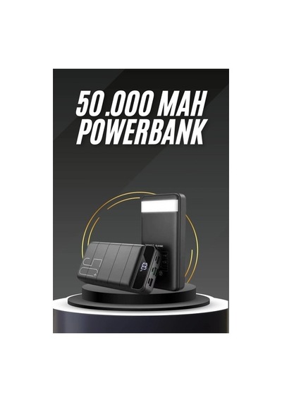 50.000 Mah Led Dijital Göstergeli Usb Çıkışı Powerbank Çok Renkli 95248371