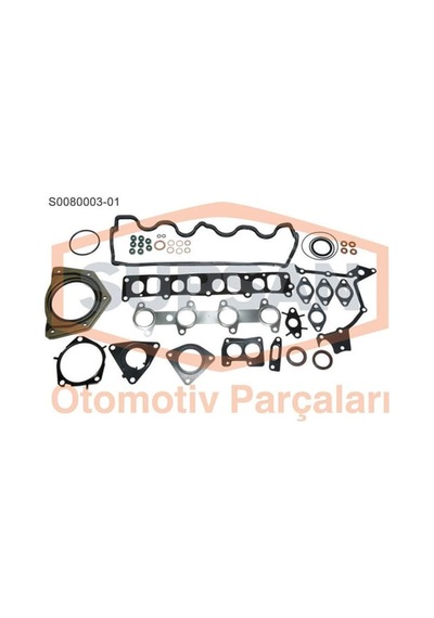 SUPSAN S0080003-1 Motor Takım Conta Keçelı Subap Lastıklı Skc'Sız Doblo Marea 1.9 Jtd 1.9 Multı Jet