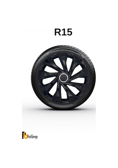 Nissan Pulsar 15'' İnç Jant Kapağı 4 Adet Siyah S121