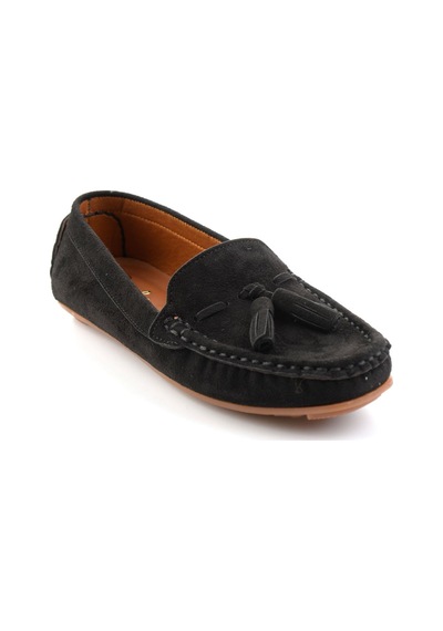 Bambi Siyah Kadın Loafer Ayakkabı K01309000672 Siyah
