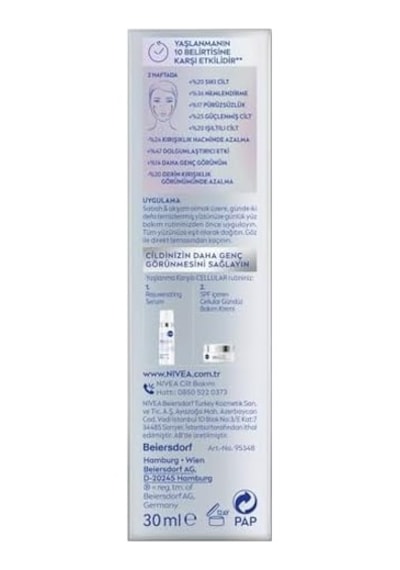 Cellular Epigenetics Rejuvenating Yaşlanma Karşıtı Cilt Serumu 30 Ml, Dolgunlaştırıcı,nemlendirici,sıkıaştırıcı,hyaluronik Asit