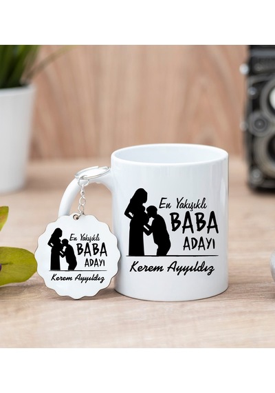 En Yakışıklı Baba Adayı Kupa Bardağı Ve Anahtarlığı