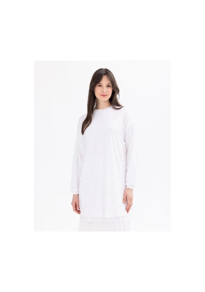 Scl Kadın Oversize Uzun Kol Midi Tunik - Minimalist Tasarım