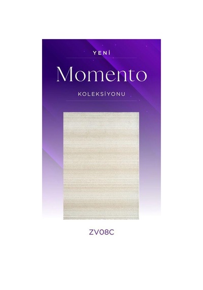 Royal Halı Momento Zv08c Krem Vizon Akrilik Yumuşak Dokulu Modern Halı