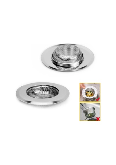 11.5 Cm Büyük Boy Paslanmaz Çelik Lavabo Süzgeci -evye Süzgeç 11.5 Paslanmaz Çelik Diğer
