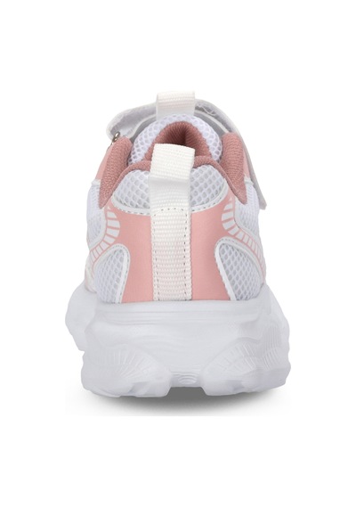 Slazenger Fast Track I Kız Çocuk Cırt Cırtlı Beyaz / Pembe Günlük Spor Ayakkabısı Beyaz - Pembe