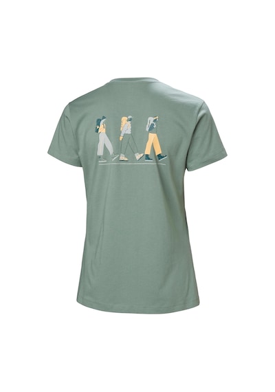 Helly Hansen W F2f Organıc Cotton Tee 2.0 T-shırt Yeşil