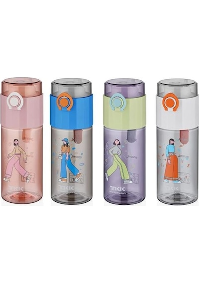 Tkk Desenli Su Matarası 500 Ml T1013