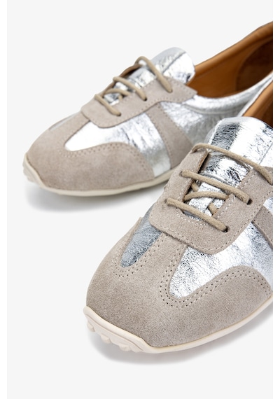 Valmenti Kadın Hakiki Deri Sneakers & Spor Ayakkabı 51 71351 Bn Ayk Y25 Tas Suet/lame Taş