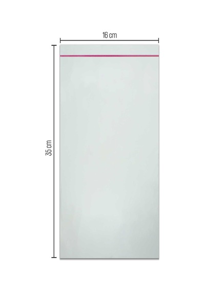16X35 Bantlı Opp Parlak-Şeffaf Jelatin 100 Adet