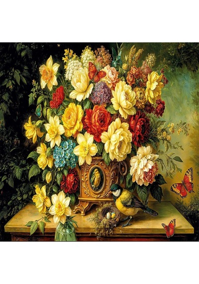20857 Puzzle 1000 Flowers And Wings