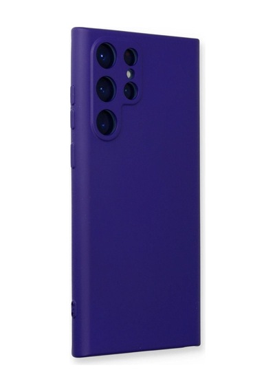 Samsung Galaxy S24 Ultra Kılıf Nano İçi Kadife Silikon - Mor