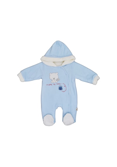 Flexi Patikli Bebek Tulumu 247199 Mavi