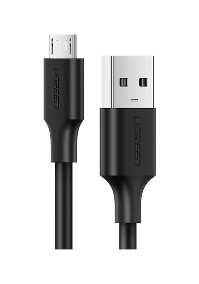 2.0 A Usb-a & Micro Usb Data Ve Şarj Kablosu, 50 Santimetre, Siyah, Acbugn60135 Standart