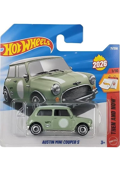 Hot Wheels Austin Mini Cooper S - Then And Now Serisi Metal Araba Çok Renkli