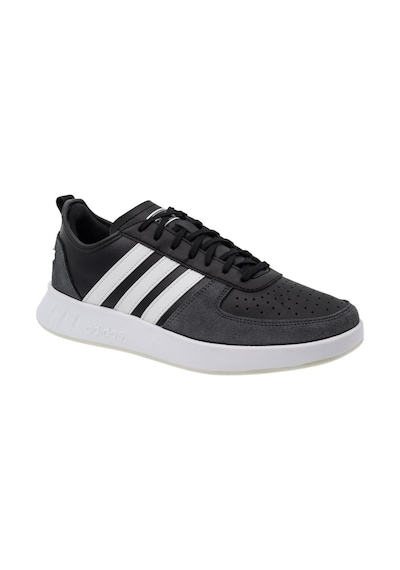 Adidas Ee9664 Court80s Erkek Sneaker Siyah Beyaz Siyah - Beyaz