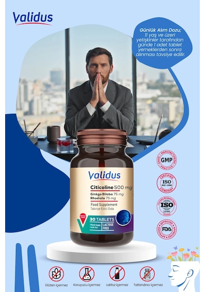 Hafıza Destek Seti - Citicoline - Vitamin B12 - Daily Omega3