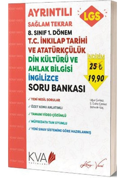 Kva 8. Sınıf 1. Dönem Tekrar Inkılap - Din – Ingilizce Soru