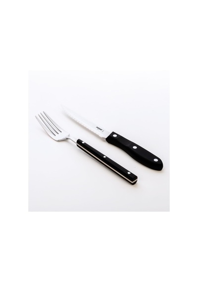 Pirge Steak Biftek Bıçağı & Çatal Seti 12cm 41085