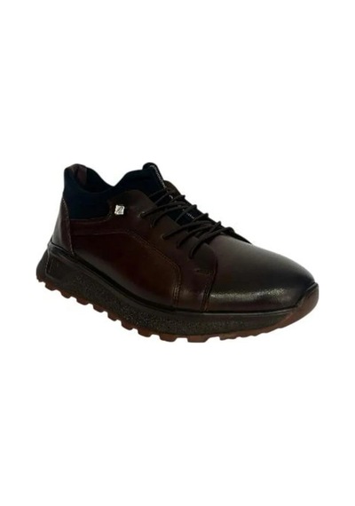 Kemal Tanca 881 604 Erkek Hakiki Deri Spor Ayakkabı & Sneaker Kahve