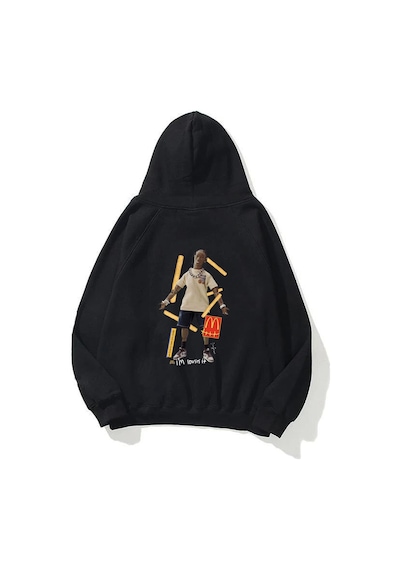 Hırsch Mc Crew Cactus Jack Unisex Siyah Sweatshirt Hoodie SIYAH