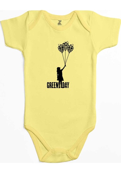 Zepplin Giyim Green Day Girl Ekru Bebek Body Zıbın