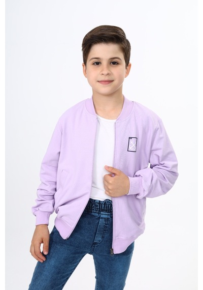 Toontoy Kids Toontoy Erkek Çocuk Kolej Yaka Fermuarlı Cepli Nakış Baskılı Örme Hırka - 2 İplik Lila Toontoy Kids Toontoy Erkek Çocuk Kolej Yaka Fermuarlı Cepli Nakış Baskılı Örme Hırka - 2 İplik Lila