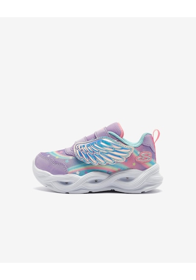 Skechers Twisty Glow Küçük Kız Çocuk Mor Spor Ayakkabı 303718n Lvmt Mor