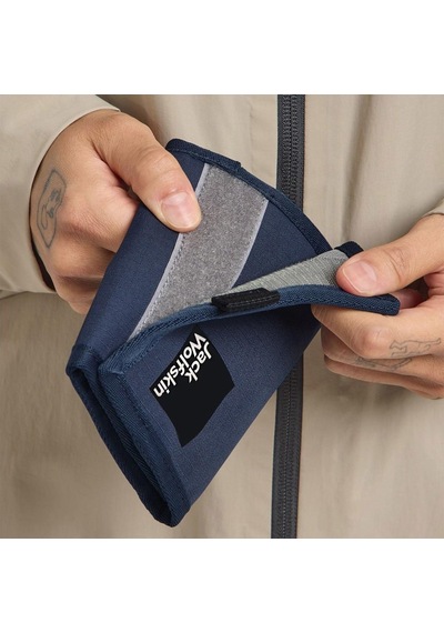 Jack Wolfskin Gutleut Wallet Unisex Cüzdan Mavı-1 Litre Çok Renkli