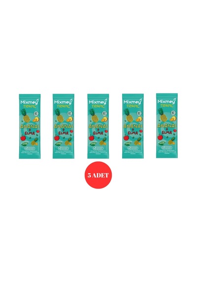 Mixmey Elma Ve Ananas Meyve Bar 20 G 5 Adet