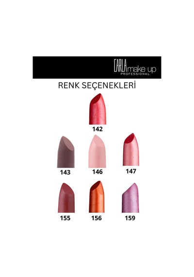 Carla Professional Make Up Ruj Lipstick Açık Kahve 142 Koyu Nar Çiçeği