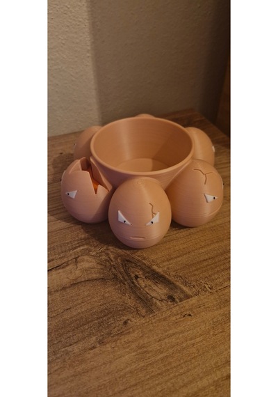 Exeggcute Pokemon Figür Kase Şeklinde