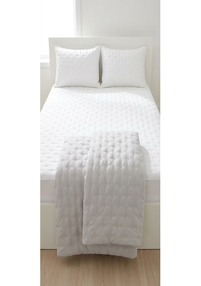 Düz Çok Amaçlı Pike Tek Kişilik 160 x 220 Taş