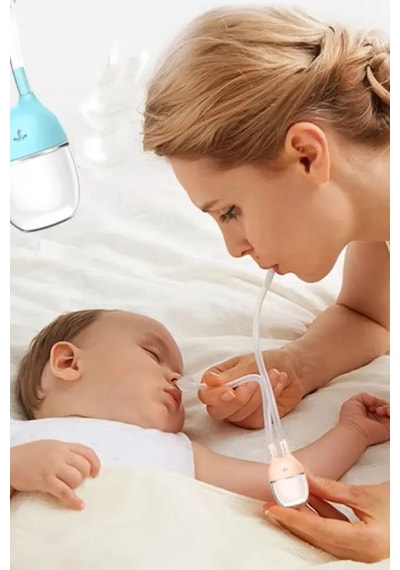 Babyhope Esp-923 Bebek & Çocuk Burun Aspiratörü 0-10 Yaş Uyumlu Temizleme Cihazı Pembe