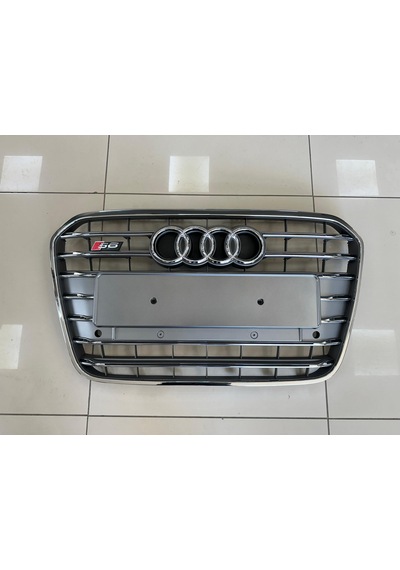 Audi A6 S6 Ön Panjur Gri Renk 2012-2014 Makyajsız Kasa Uyumlu
