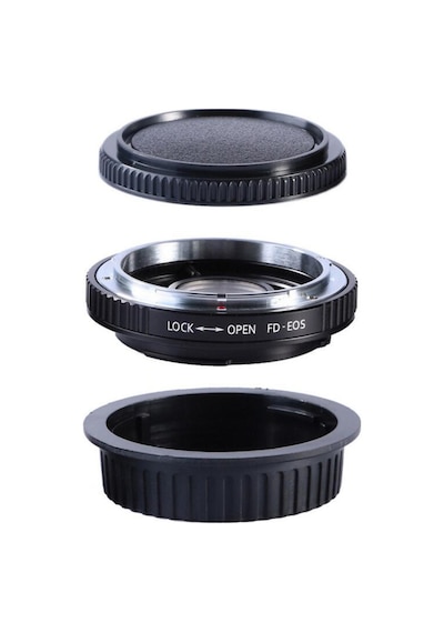 Canon Eos için- Canon Fd Lens Adaptörü Optikli