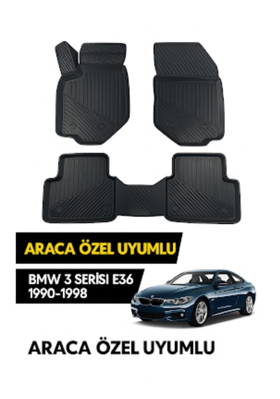 Bmw 3 Serisi 1990 1998 E36 Araca Özel 3d Havuzlu Paspas
