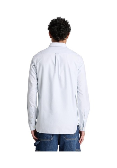 Timberland Lake Warner Solid Oxford Shirt Erkek Gömlek-33997 Açık Mavi