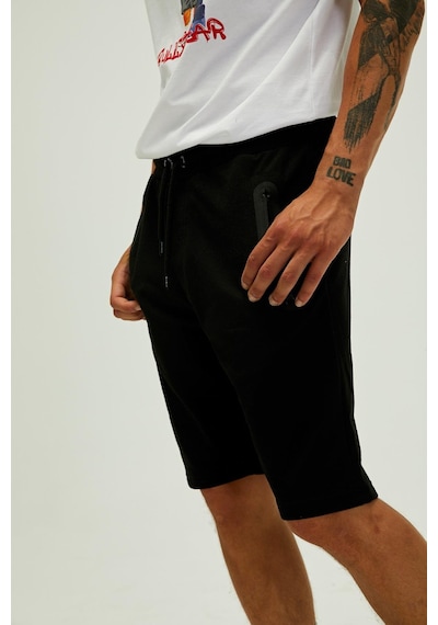 Bad Bear Erkek Şort Miles Sweatshort-23329 Siyah
