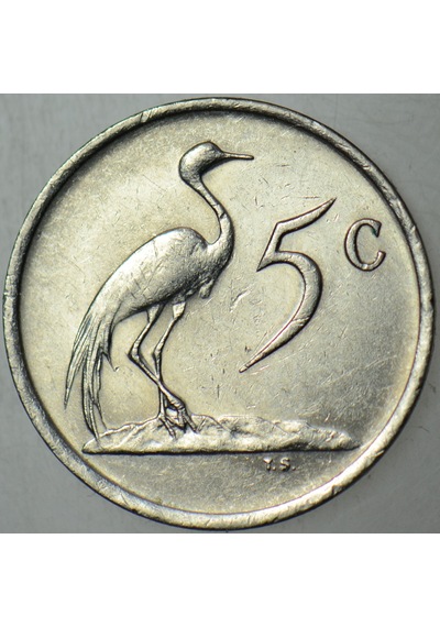 Güney Afrika 5 Cent 1986.