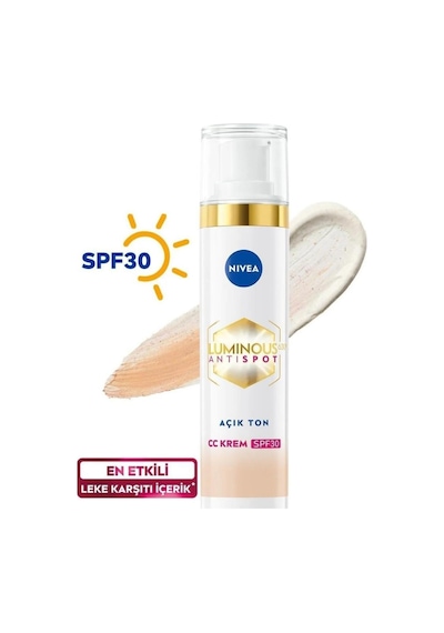 Luminous630 Koyu Leke Karşıtı Cc Yüz Kremi Açık Ton 40ml