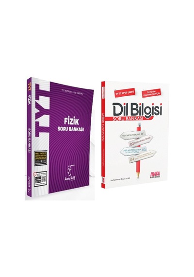 Karekök Tyt Fizik Ve Akm Dil Bilgisi Soru Bankası Seti 2 Kitap