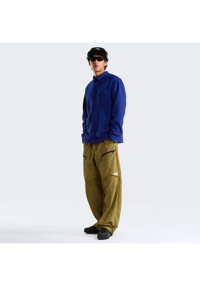 The North Face M Open Range Fleece Long Sleeve Shırt Erkek Ceket Nf0a8jk3nlv1 Mavi