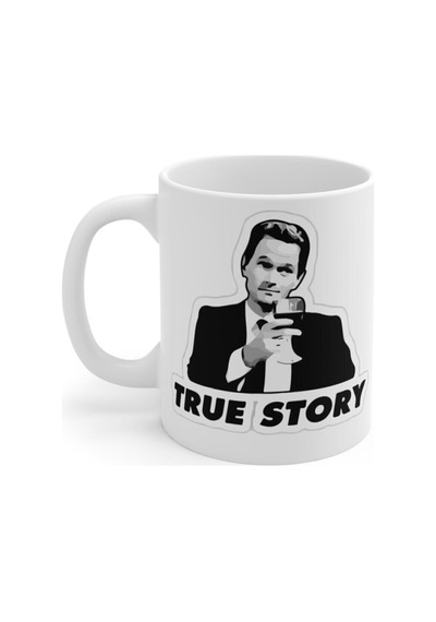 How I Met Your Mother Truestory Baskılı Kupa Beyaz